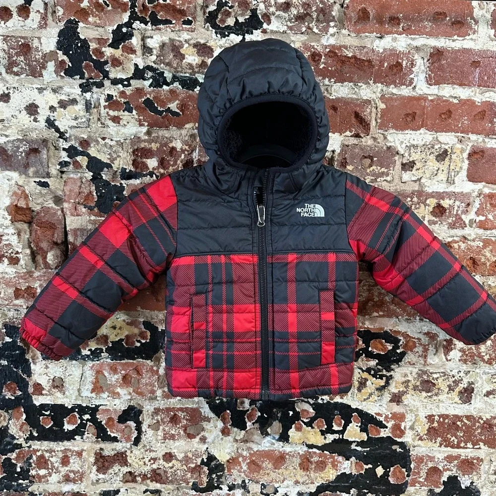The North Face Reversible Jacket Chimborazo Toddler Boys 2T Red Black